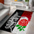 Custom New Zealand And England Rugby Area Rug 2023 World Cup All Black Combine Red Roses LT14 - Polynesian Pride