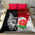 Custom New Zealand And England Rugby Bedding Set 2023 World Cup All Black Combine Red Roses LT14 - Polynesian Pride