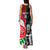 Custom New Zealand And England Rugby Family Matching Tank Maxi Dress and Hawaiian Shirt 2023 World Cup All Black Combine Red Roses LT14 - Polynesian Pride