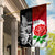 Custom New Zealand And England Rugby Garden Flag 2023 World Cup All Black Combine Red Roses LT14 House Flag Black - Polynesian Pride