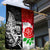 Custom New Zealand And England Rugby Garden Flag 2023 World Cup All Black Combine Red Roses LT14 - Polynesian Pride