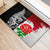 Custom New Zealand And England Rugby Rubber Doormat 2023 World Cup All Black Combine Red Roses LT14 - Polynesian Pride