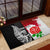 Custom New Zealand And England Rugby Rubber Doormat 2023 World Cup All Black Combine Red Roses LT14 - Polynesian Pride