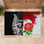 Custom New Zealand And England Rugby Rubber Doormat 2023 World Cup All Black Combine Red Roses LT14 - Polynesian Pride