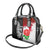 Custom New Zealand And England Rugby Shoulder Handbag 2023 World Cup All Black Combine Red Roses LT14 - Polynesian Pride