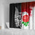 Custom New Zealand And England Rugby Shower Curtain 2023 World Cup All Black Combine Red Roses LT14 - Polynesian Pride