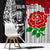 Custom New Zealand And England Rugby Window Curtain 2023 World Cup All Black Combine Red Roses LT14 - Polynesian Pride