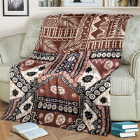 Bula Fiji Blanket Unique Masi Tapa Pattern LT14 - Polynesian Pride