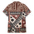 Bula Fiji Family Matching Off Shoulder Short Dress and Hawaiian Shirt Unique Masi Tapa Pattern LT14 - Polynesian Pride