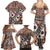 Bula Fiji Family Matching Summer Maxi Dress and Hawaiian Shirt Unique Masi Tapa Pattern LT14 - Polynesian Pride