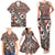 Bula Fiji Family Matching Tank Maxi Dress and Hawaiian Shirt Unique Masi Tapa Pattern LT14 - Polynesian Pride