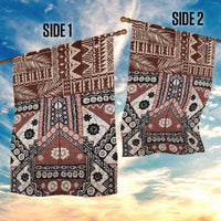 Bula Fiji Garden Flag Unique Masi Tapa Pattern LT14 - Polynesian Pride
