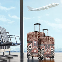 Bula Fiji Luggage Cover Unique Masi Tapa Pattern LT14