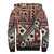 Bula Fiji Sherpa Hoodie Unique Masi Tapa Pattern LT14 - Polynesian Pride