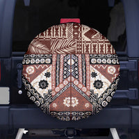 Bula Fiji Spare Tire Cover Unique Masi Tapa Pattern LT14 - Polynesian Pride