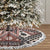 Brown Bula Fiji Tree Skirt Unique Masi Tapa Pattern