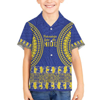 Fakaalofa Lahi Atu Niue Hawaiian Shirt Siapo Pattern With Puakenikeni