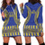 Fakaalofa Lahi Atu Niue Hoodie Dress Siapo Pattern With Puakenikeni