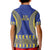 Fakaalofa Lahi Atu Niue Kid Polo Shirt Siapo Pattern With Puakenikeni