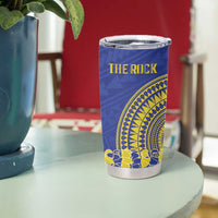 Fakaalofa Lahi Atu Niue Tumbler Cup Siapo Pattern With Puakenikeni LT14 - Polynesian Pride
