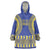 Fakaalofa Lahi Atu Niue Wearable Blanket Hoodie Siapo Pattern With Puakenikeni