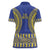 Fakaalofa Lahi Atu Niue Women Polo Shirt Siapo Pattern With Puakenikeni