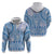 Niue Language Week Hoodie The Rock Coconut Crab - Siapo Blue Pastel