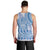 Niue Language Week Men Tank Top The Rock Coconut Crab - Siapo Blue Pastel