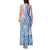 Niue Language Week Tank Maxi Dress The Rock Coconut Crab - Siapo Blue Pastel