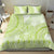 Lime Green Niue Language Week Bedding Set The Rock Coconut Crab - Siapo Pattern