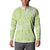 Lime Green Niue Language Week Button Sweatshirt The Rock Coconut Crab - Siapo Pattern