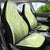 Lime Green Niue Language Week Car Seat Cover The Rock Coconut Crab - Siapo Pattern