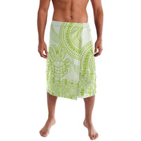 Lime Green Niue Language Week Lavalava The Rock Coconut Crab - Siapo Pattern LT14 Lime Green - Polynesian Pride