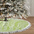 Lime Green Niue Language Week Tree Skirt The Rock Coconut Crab - Siapo Pattern