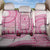 Pink Niue Language Week Back Car Seat Cover The Rock Coconut Crab - Siapo Pattern