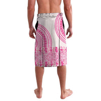 Pink Niue Language Week Lavalava The Rock Coconut Crab - Siapo Pattern LT14 - Polynesian Pride