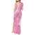 Pink Niue Language Week Tank Maxi Dress The Rock Coconut Crab - Siapo Pattern