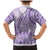 Purple Niue Language Week Family Matching Mermaid Dress and Hawaiian Shirt The Rock Coconut Crab - Siapo Pattern