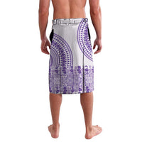 Purple Niue Language Week Lavalava The Rock Coconut Crab - Siapo Pattern LT14 - Polynesian Pride