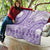 Purple Niue Language Week Quilt The Rock Coconut Crab - Siapo Pattern