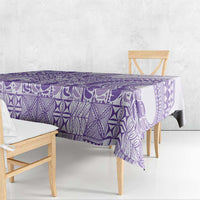 Purple Niue Language Week Tablecloth The Rock Coconut Crab - Siapo Pattern LT14 - Polynesian Pride