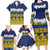 Tokelau Language Week Family Matching Long Sleeve Bodycon Dress and Hawaiian Shirt Tokelauan Tuluma With Gardenia Thunbergia