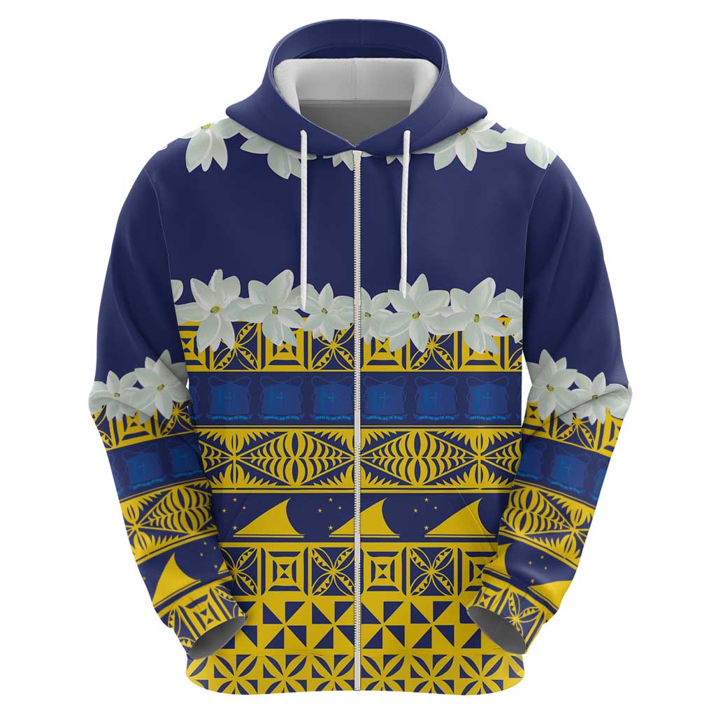 Tokelau Language Week Hoodie Tokelauan Tuluma With Gardenia Thunbergia