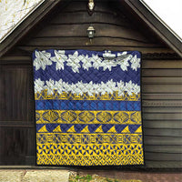 Tokelau Language Week Quilt Tokelauan Tuluma With Gardenia Thunbergia