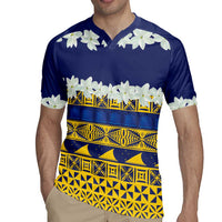 Tokelau Language Week Rugby Jersey Tokelauan Tuluma With Gardenia Thunbergia