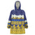 Tokelau Language Week Wearable Blanket Hoodie Tokelauan Tuluma With Gardenia Thunbergia