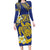 Te Vaiaho o te Gagana Tokelau Family Matching Long Sleeve Bodycon Dress and Hawaiian Shirt Polynesian Turtle - Malo Ni!