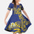 Te Vaiaho o te Gagana Tokelau Family Matching Off Shoulder Maxi Dress and Hawaiian Shirt Polynesian Turtle - Malo Ni!