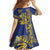 Te Vaiaho o te Gagana Tokelau Family Matching Short Sleeve Bodycon Dress and Hawaiian Shirt Polynesian Turtle - Malo Ni!