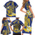 Te Vaiaho o te Gagana Tokelau Family Matching Short Sleeve Bodycon Dress and Hawaiian Shirt Polynesian Turtle - Malo Ni!